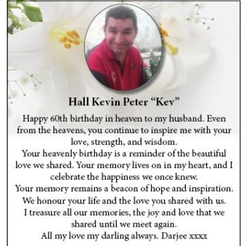 Notice Gallery for Kevin Hall