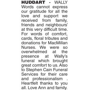 Photo of WALLY Huddart
