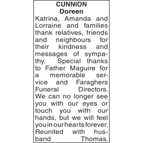 Photo of DOREEN CUNNION