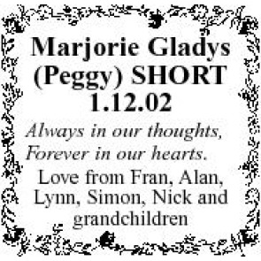 Photo of GLADYS Marjorie