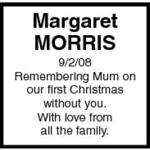 Photo of MORRIS Margaret