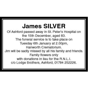 Photo of SILVER James