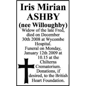 Photo of IRIS MIRIAM Ashby