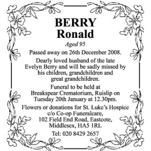 Photo of RONALD BERRY