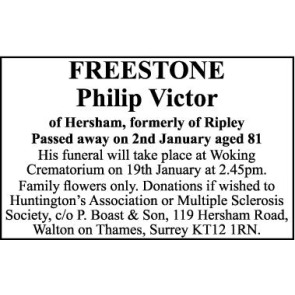 Photo of PHILIP VICTOR EESTONE
