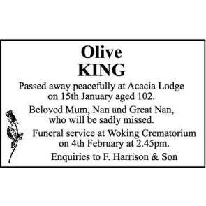 Photo of KING Olive