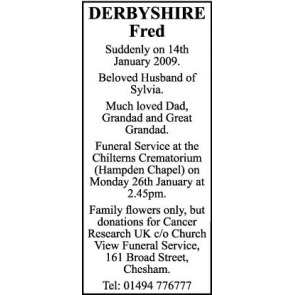 Photo of FRED DERBYSHIRE