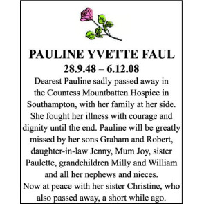 Photo of YVETTE PAULINE