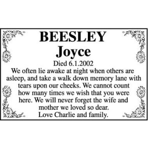 Photo of JOYCE BEESLEY