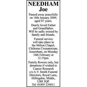 Photo of JOE NEEDHAM
