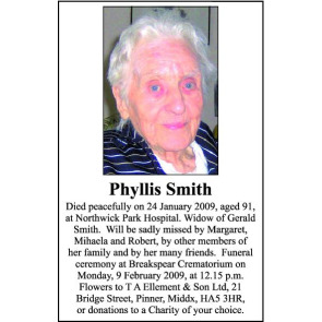 Photo of SMITH Phyllis