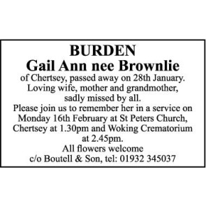 Photo of GAIL ANN BURDEN