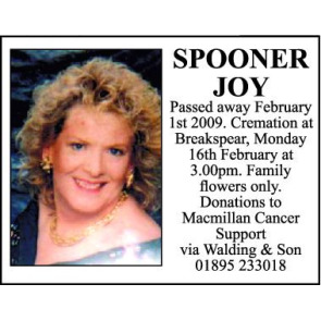 Photo of JOY SPOONER