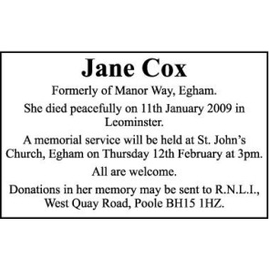 Photo of Jane