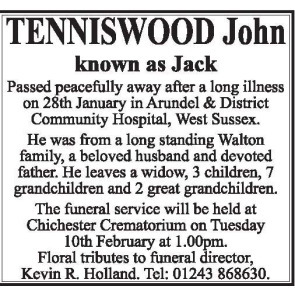 Photo of JOHN TENNISWOOD