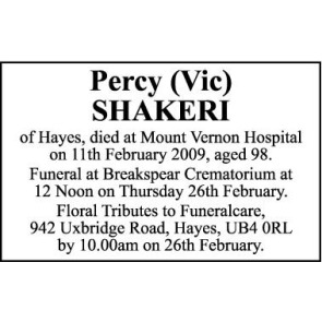 Photo of VIC Percy