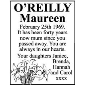 Photo of MAUREEN O'Reilly