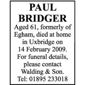 Photo of BRIDGER PAUL