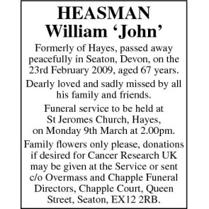 Photo of WILLIAM HEASMAN