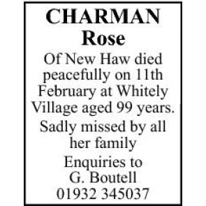 Photo of ROSE CHARMAN