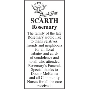 Photo of ROSEMARY SCARTH