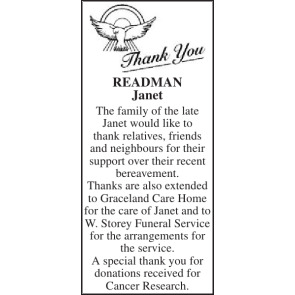 Photo of JANET READMAN