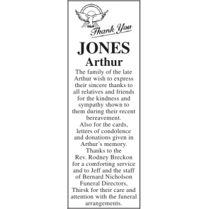 Photo of ARTHUR JONES