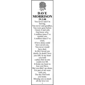 Photo of MORRISON DAVE