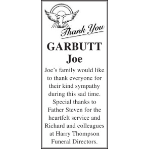 Photo of JOE GARBUTT