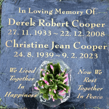 Notice Gallery for DEREK ROBERT COOPER