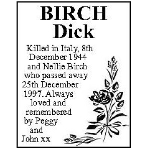 Photo of BIRCH Dick Kille