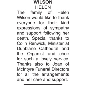 Photo of HELEN WILSON