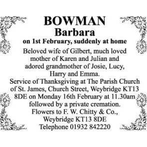 Photo of BARBARA BOWMAN