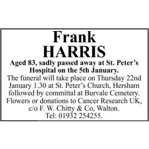 Photo of HARRIS ank