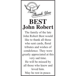 Photo of JOHN ROBERT BEST
