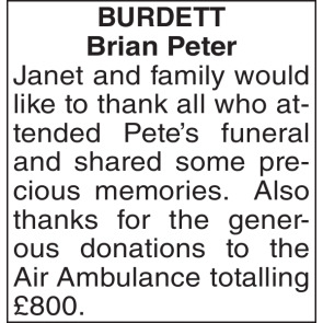 Photo of BURDETT Brian Peter