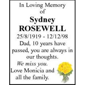 Photo of Sydney ROSEWELL