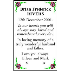 Photo of FREDERICK RIVERS Brian