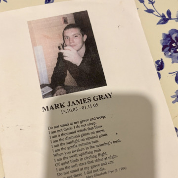 Photo for notice Mark James GRAY