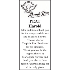 Photo of HAROLD PEAT