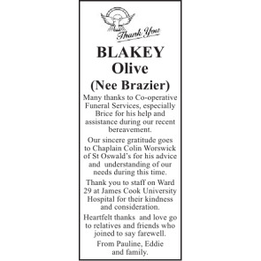 Photo of OLIVE BLAKEY