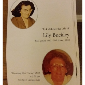 Notice Gallery for Lily BUCKLEY