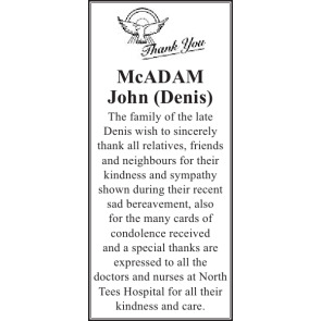 Photo of JOHN McADAM