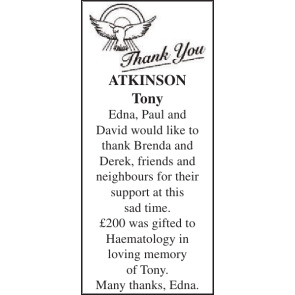 Photo of TONY ATKINSON