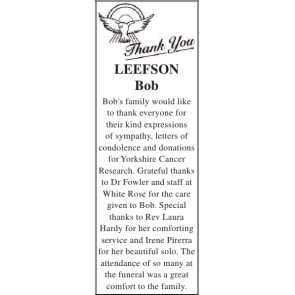 Photo of BOB LEEFSON