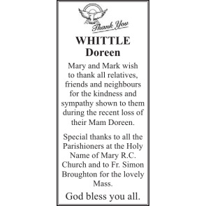 Photo of DOREEN MARY WHITTLE