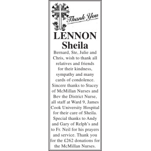 Photo of SHEILA BERNARD LENNON