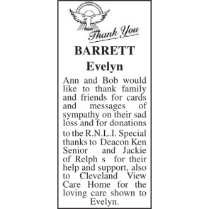 Photo of EVELYN ANN BARRETT