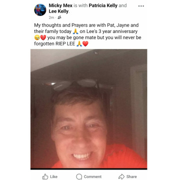 Photo for notice Lee James KELLY