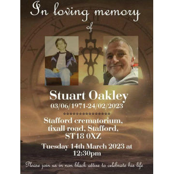Notice Gallery for Stuart OAKLEY